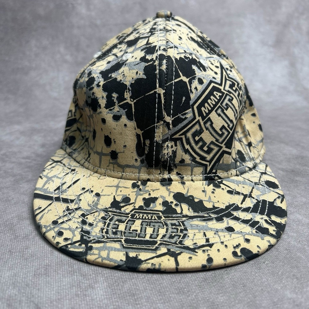 MMA Elite Size L/XL Hat Beige Baseball Type Fitted Cap UFC Y2K